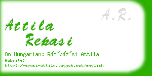 attila repasi business card